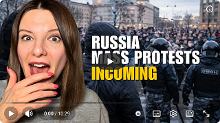 Anna jublar åt de ryska protesterna