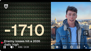 1710 ryssar slås ut varje dag.
