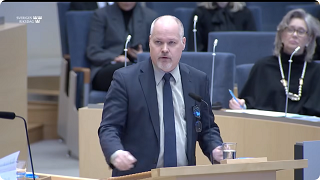 Morgan Johansson ljuger i riksdagen