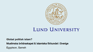 Sameh Egyptsons avhandling om Muslimska Brödraskapet