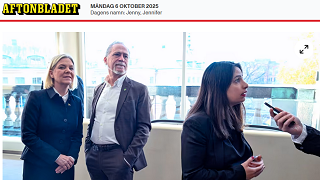 Dadgostar ställer krav. Andersson noterar det.