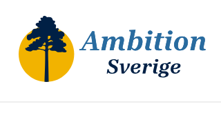 Partisymbol och partinamnet för 'Ambition Sverige'