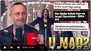 Widding och två andra partiföreträdare intervjuas