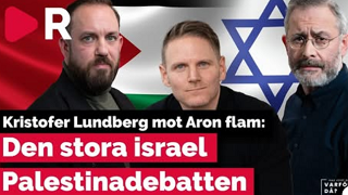 Debattörerna Aron Flam och Kristofer Lundberg
