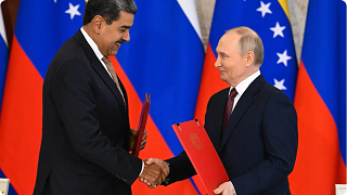 Skurkpresidenterna Maduro och Putin