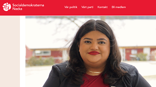 Moska Hassas i Nacka-Socialdemokraternas webbsida