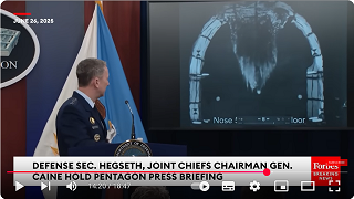 Presskonferens med generalen Caine