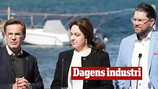 Vattenfalls vd Anna Borg med Tidöpartiernas ledare