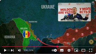 Karta över Transnistriens närområde