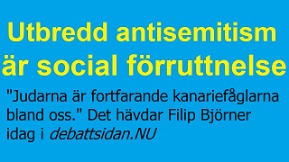 'Utbredd antisemitism är social förruttnelse'